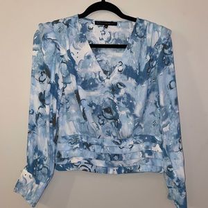 Light Blue Long Sleeve Top